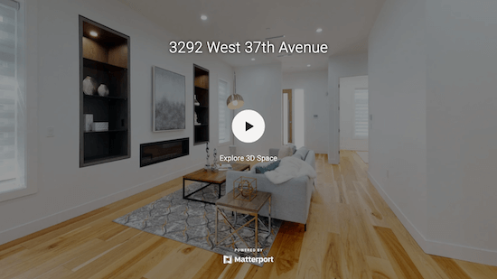 Matterport in 3292 West 37th Avenue